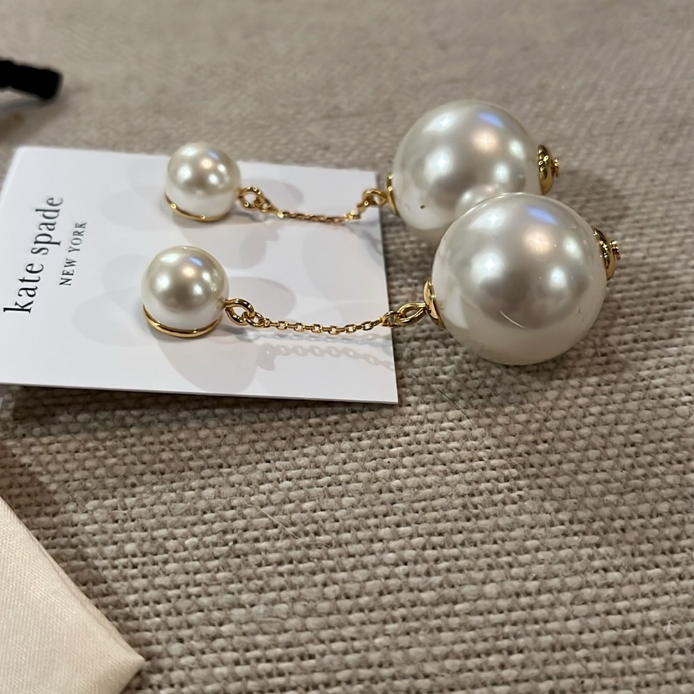 kate spade Have A Ball Linear Earrings/NWT - Picture 9 of 11